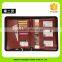 China leather manufacturer file document holder with zipper clsoure 16012