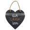 Black slate stone for plaques