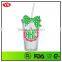 16oz Double Wall Promotional Acrylic Tumblers With Straw