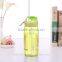 600ml sport drinking water bottle with carabiner clip for cycling gym biking