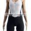 One-piece woman athletic suit cycling bibshorts & sleeveless top for Summer