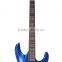 Full Size Blue Electric Guitar with Amp, Case and Accessories Pack Beginner Starter Package