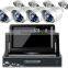low cost 4 channel ahd dvr kit security camera system with 7"inch LCD monitor
