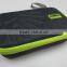 GC-5# Invisible zipper Green rubber logo 8"*5" molded EVA bag
