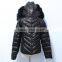 FD7 down coat fox fur short down coat