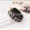 Bracelet hand chain for men HY fashion jewelry ancient English letters leather bracelet punk bracelet