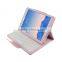 China factory supply book design tablet pc leather case with tablet keyboard
