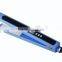 Professional 100% ceramic hair straightener and LCD temperature display hair iron