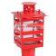 Kings metal red candle holder MCH2065