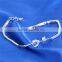 Fashion Adjustable 925 Silver Handmade Charming Bangle Bracelet