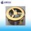 Overflow cover in gold color
