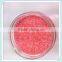 PET pink glitter powder for nail art using