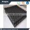 High Density wave panels soundproofing foam black color Acoustical foam