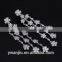 Wholesale Stock Small Order Fashion Women Flower Long Tessels Zircon Earring