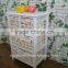 European minimalist garden rattan storage cabinets lockers small white wooden storage cabinet wicker drawers