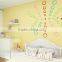 2015 high-quality popular shape Wooden wall stickers