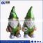 Cheap sports theme green mini garden gnome supplier