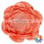 Colorful Satin Poppy Layered Flower Fabric Handmade Flowers For Baby Girl Hair Accessories