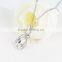 bule crystal necklace/ Austrian Rhinestone Drop Pendant Necklace