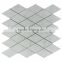 MM-CV227 Popular indoor decor natural stone carrara rhombus marble mosaics