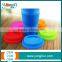 BPA Free Ceramic Coffee Tumbler Mug with Lid 5-Piece Silicone Lid and Sleeve for Cup