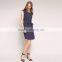 Free Shipping the Most Popular Elegant Back Zip and Belt Woman Shift Dress