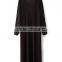 Latest Design Casual Fashion long sleeve v neck open front loose fit maxi dress muslimah