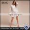 Deep V-neck Pajama Top Long Sleeve Buttons Shirt Sleepwear Loose Elegance Silk Satin Bride Pyjama