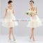 2017 Bridesmaid Short Dress Paragraph Shoulder Halter Sweet Dress Bride Lace Drilling Shoulder Wedding Dress