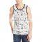 Design Custom Screen Printing 100 Cotton Bulk Wholesale Stringer Tank Top For Men