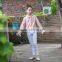 S17589A Girls shirt fashion cotton stripes blouses