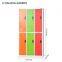 new design high quality colorful 6 door sliding modern filing cabinet