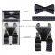 Hight quality Wedding gift polyester woven suspender set