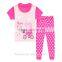 OEM or stocked designs Fashion best price wholesale childrens cotton pajamas