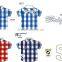 Wholesale new summer styled boy shirt check design fashion shirt for little boys
