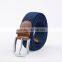 new cheap knitted leather belt cloth braided belt woven braided elastic belt