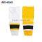 sublimated hockey socks, ice hockey socks with hook and loop