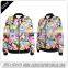 Sublimation black and orange men hoodie jacket/ plain hoodie jacket