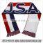 Custom Wholesale Knitted scarf Football Fan Sports Scarf