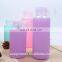 best price hot sale cute small glass water bottle with colorful silicone sleeve