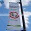 Outdoor advertising hanging lamp pole banner