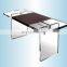 New clear square shape transparent acrylic coffee table clear acrylic table and chairs table acrylic