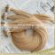 China wholesale top quality double drawn remy brazilian micro braid hair extensions
