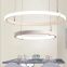 Hot Sale White Three LED Rings Hanging Light Fixture with 110W