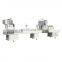 China cheap price manual aluminum and PVC window double head cutting saw price