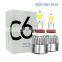 2PCS C6 9005 HB3 54W 5200LM Car LED Headlight Bulb Set COB Chip 6000K HID White