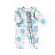 new arrival charming elegant baby cacti flos print newborn onesie kids girls jumpsuit