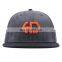Customize jean fabric snapback cap hat 6 panel denim snapback cap custom logo cap