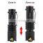 portable ultraviolet flashlight zoomable LED UV torch light with clip