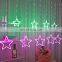 Led string star night decor neon light wall lights indoor for christmas decoration wedding decorative holiday lighting